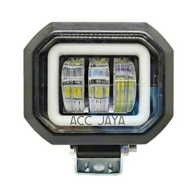BEBAS ONGKIR - LAMPU TEMBAK K30 3 MATA 30 WATT KOTAK LAMPU TEMBAK CWL LED LAMPU