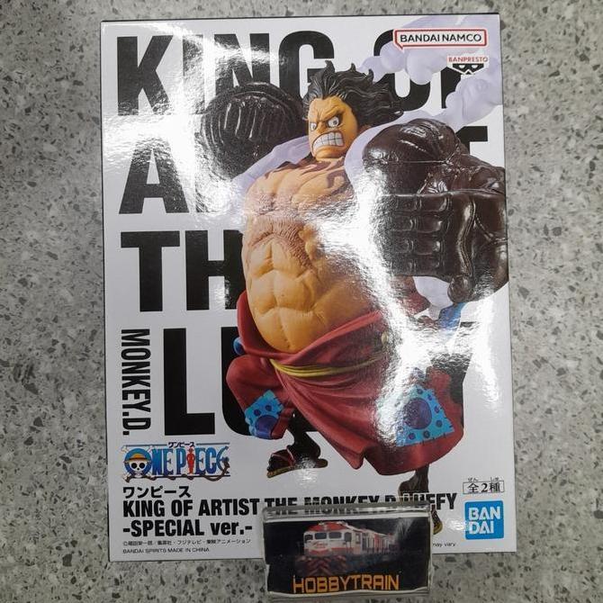 BANPRESTO KING OF ARTIST MONKEY D LUFFY GEAR 4 WANOKUNI SPECIAL VER FIGURE