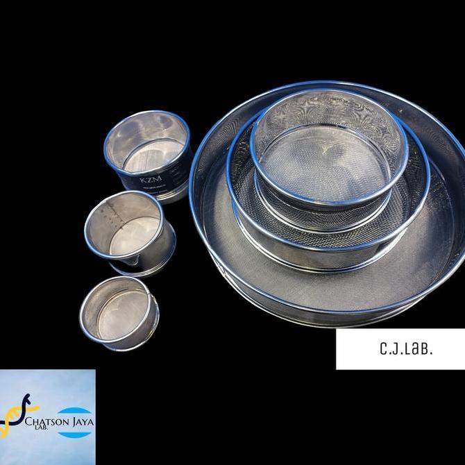 Sieve Ayakan Stainless Mesh 600 Test Mesh 600 (25 Um)-Diameter 15Cm Gercep