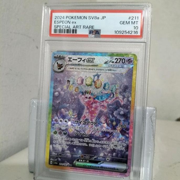Terlaris Espeon Ex Sar Terastal Psa 10 Pokemon Card Japan Kartu Tcg Ready