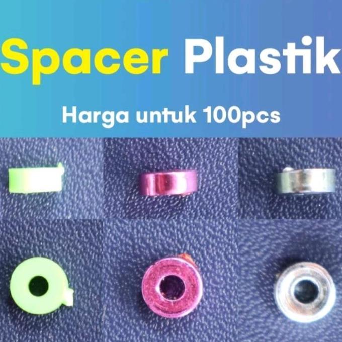 REP TAMIYA SPACER PLASTIK 2MM / SPASI PEMBATAS BUSHING TAMIYA MINI 4WD [100PCS ]