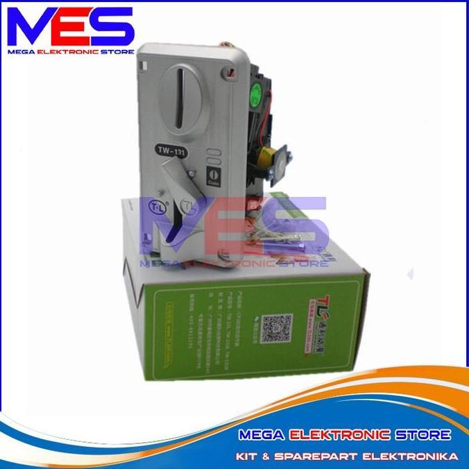Koin Acceptor TW131 + Kabel Jst 4 Pin