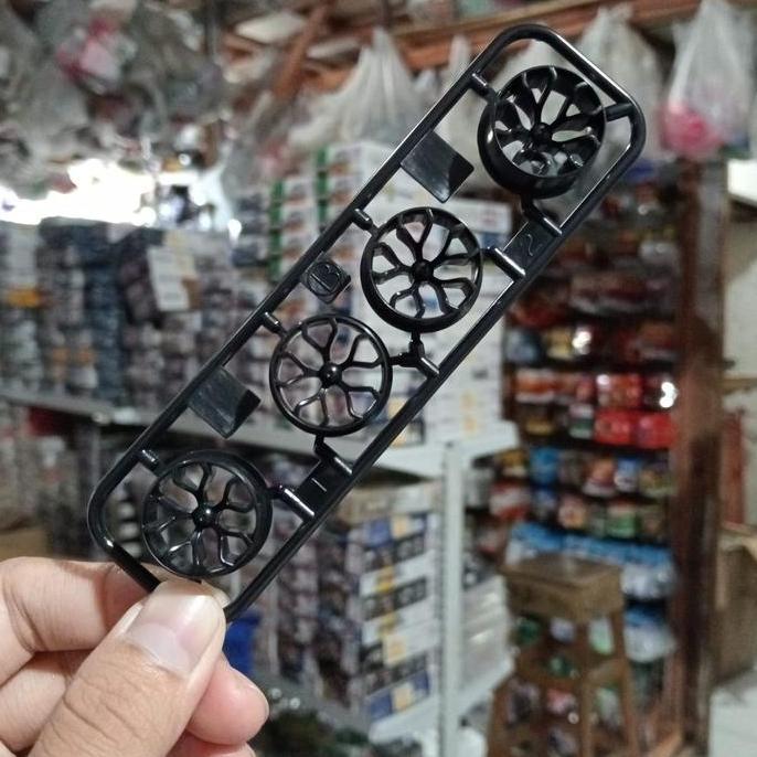 VELG TAMIYA ORIGINAL MEDIUM Y SPOKE HITAM / VELG Y SPOKE [LOSSEKIT]