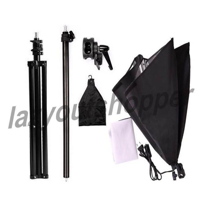 Paket softbox light stand dan boom arm