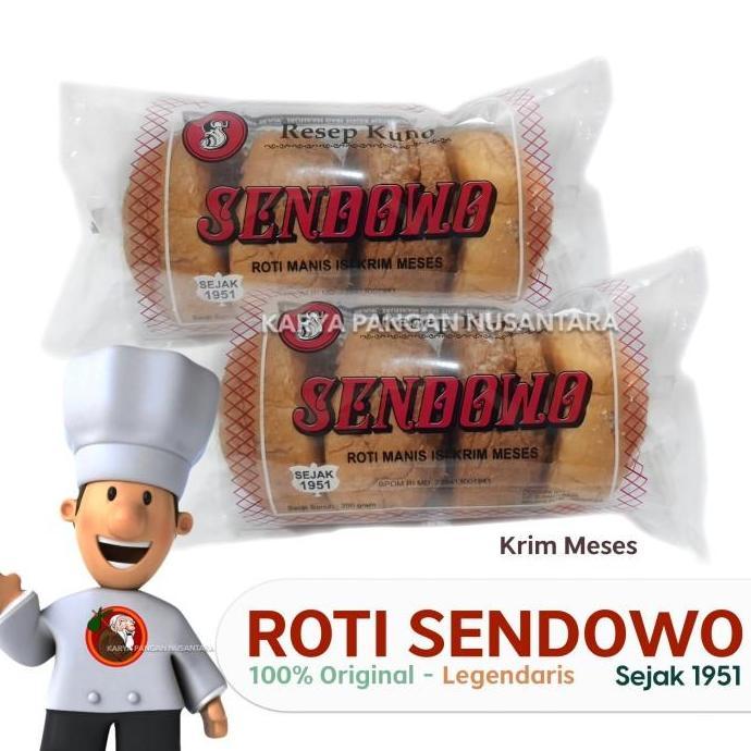 ROTI SENDOWO ROTI KRIM MESES LEGENDARIS MALANG ROTI MESES PER PACKS