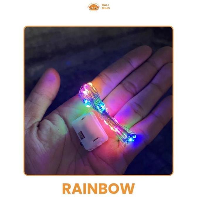 Lampu Layangan 2 meter - Lampu Layangan Kawat Baterai - Lampu Layang Layang Baterai - Lampu Layangan