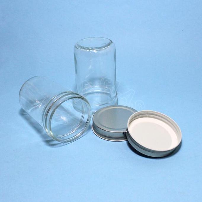 JKPB250 jar kaca mason 250ml / toples jar kaca 250ml tutup almunium
