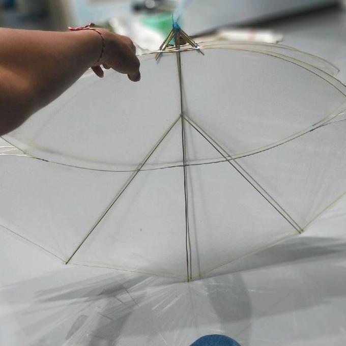 Layangan Papiran Untuk lomba 80cm  bahan Fiber