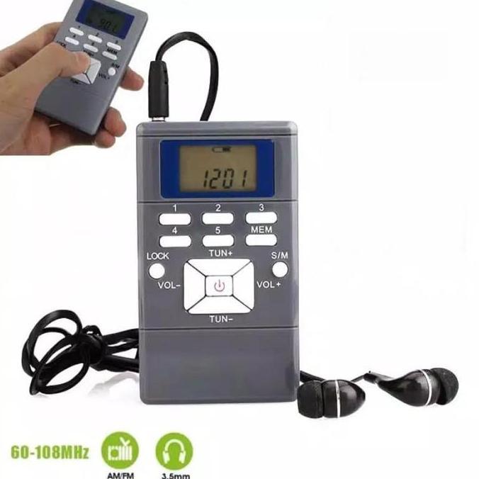 Radio Saku FM Digital Stereo Display LCD
