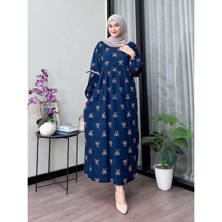 Bagus Gamis Premium Ld 120Cm Lengan Panjang Busui Gamis Jumbo