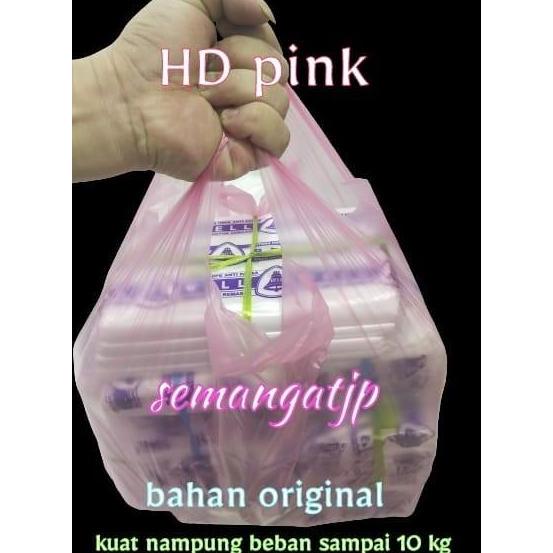 kantong plastik pink / HD PINK / kantong kresek