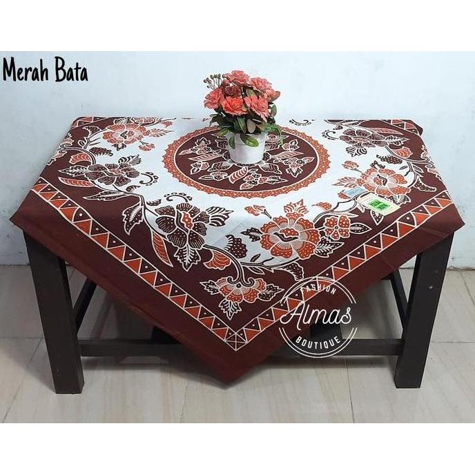 Taplak Meja Tamu Taplak Meja Guru Taplak Meja Batik Segi Empat Taplak Meja Batik Bahan Katun Motif T