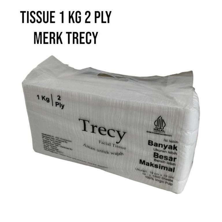 Clxs- Facial Tissue / Tisu ( 1Kg Full), Kualitas Seperti Nice Halus .. /Pack