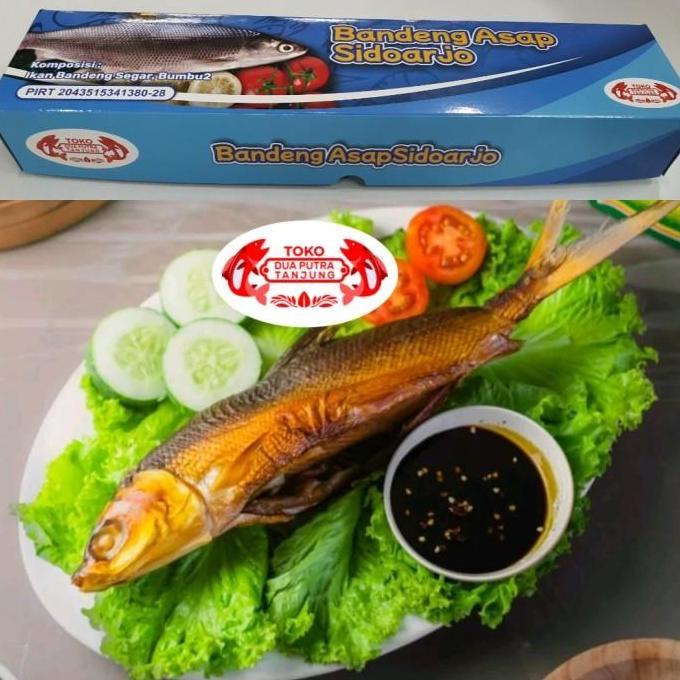 Ikan Bandeng Asap Duri / Tanpa Duri Siap Saji / Makan Tanjung Sidoarjo