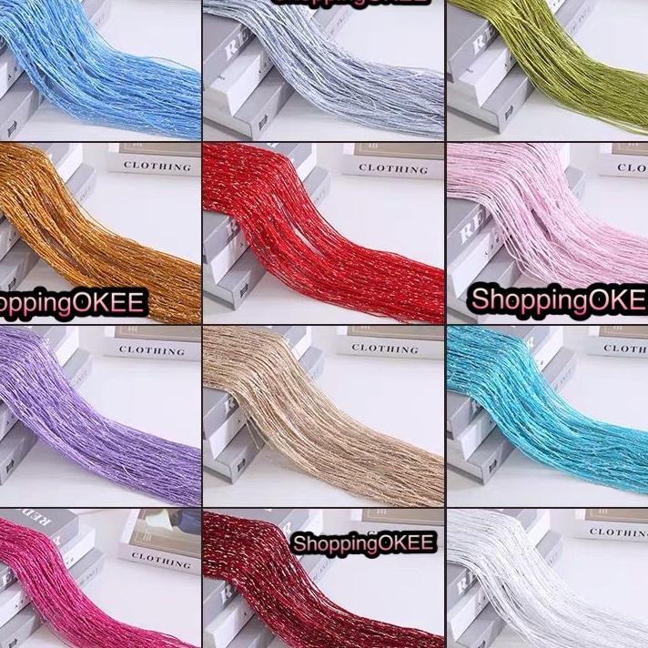 Tirai Benang Gliter /Tirai Dekorasi/Tirai Benang/Tirai Pintu/Tirai Unik/Tirai Dekor