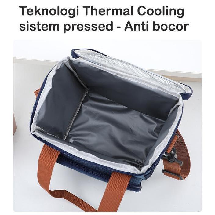 Savepec- Cooler Bag Tempat Bekal Lunch Box Bag Tas Pendingin Tas Es Krim