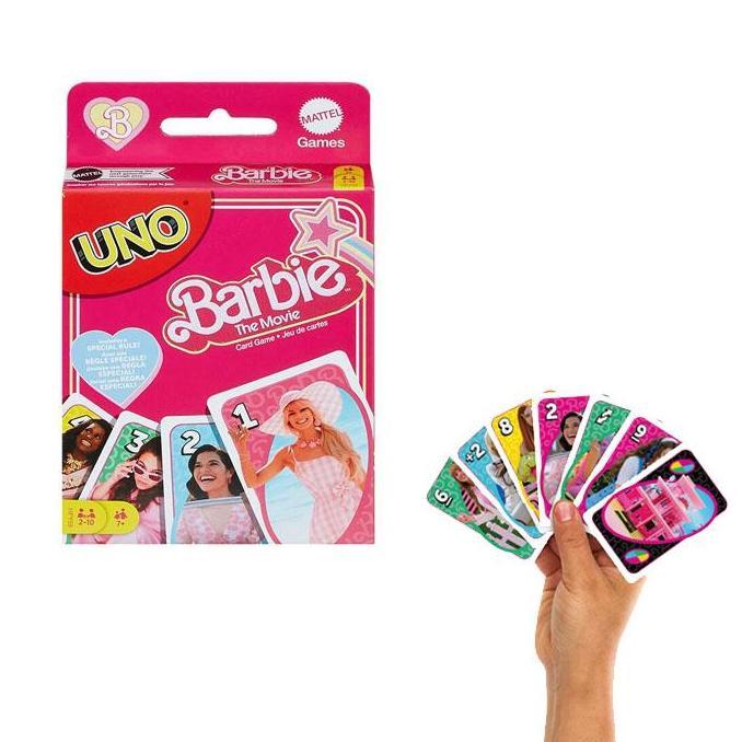 UNO Barbie The Movie Card Games Board Game