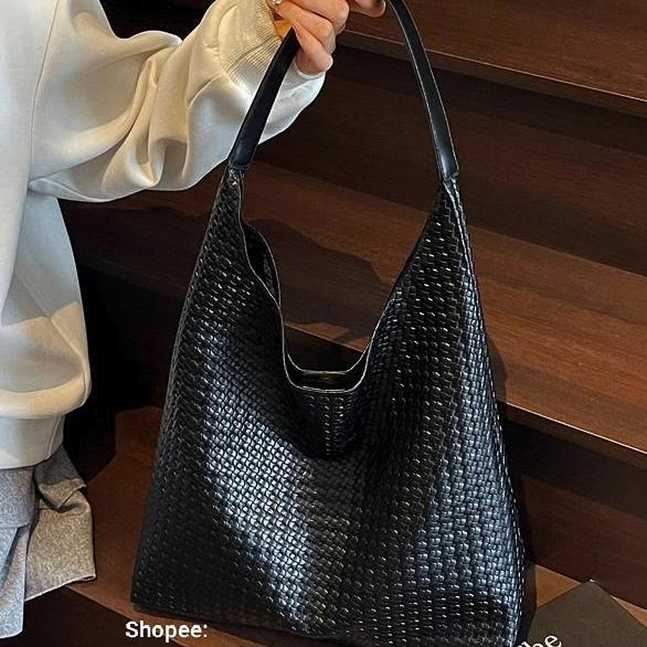(Import Korea) Tote Bag Tas Bahu Wanita Tas Bahu Besar Tas Bahu Traveling