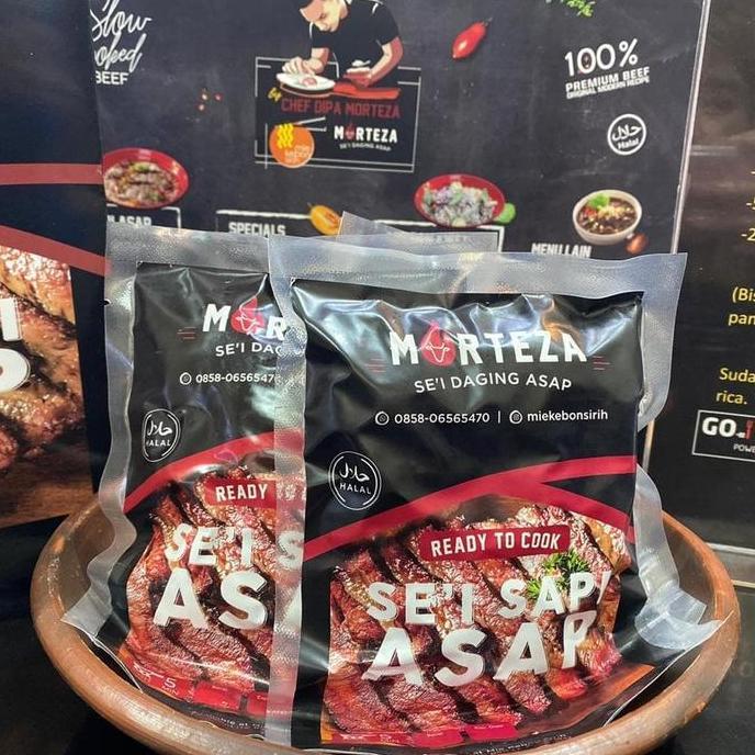 Beff- Sei Sapi Asap Morteza 225G Original