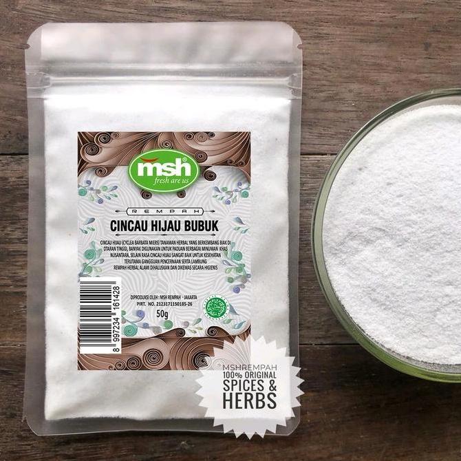 Master- Msh  Cincau Hijau Bubuk 50Gr