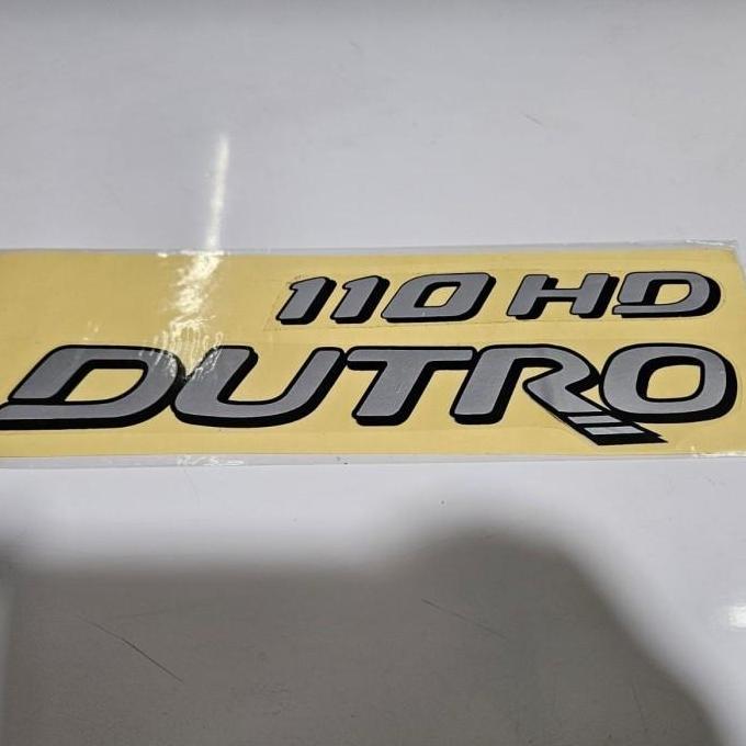 Stiker 110 Hd Dutro Toyota Dyna Hino Dutro