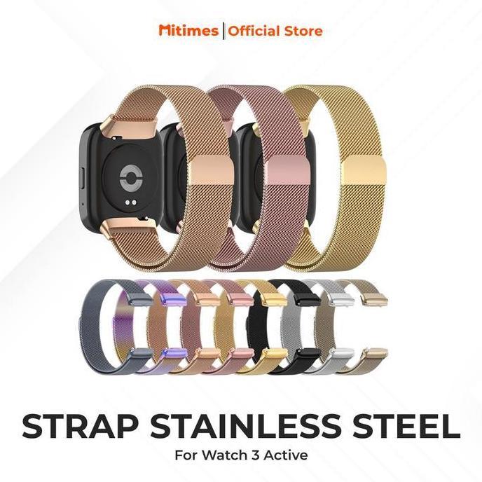 Strap Redmi Watch 3 Active Stainless Steel Tali Redmi Watch 3 Active