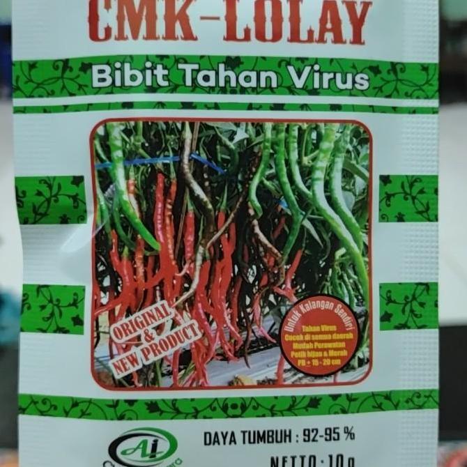 benih Cabe Kriting Cmk Lolay 10gr Original Tahan Virus