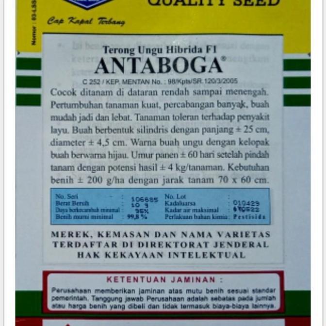 benih terong ungu antaboga 10 gram