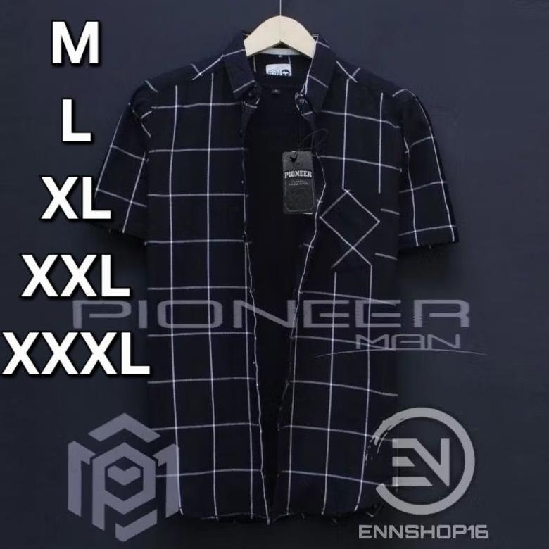 Official Kemeja Flanel Lengan Pendek Premium | Kemeja Flanel Pendek Dewasa | Flanel Lengan Pendek | 