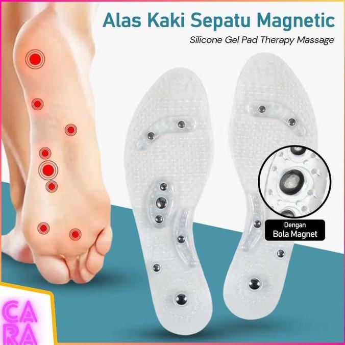 MWR Insole Sepatu Magnetic Silicone Gel Pad Terapi Kesehatan Sn18
