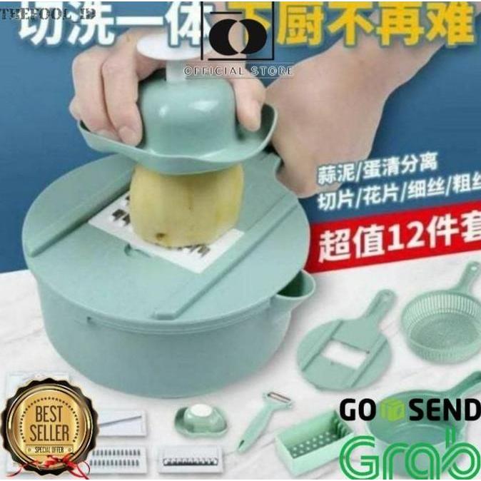 QUIR RAISON MULTISLICER PEMOTONG 12IN1 TF
