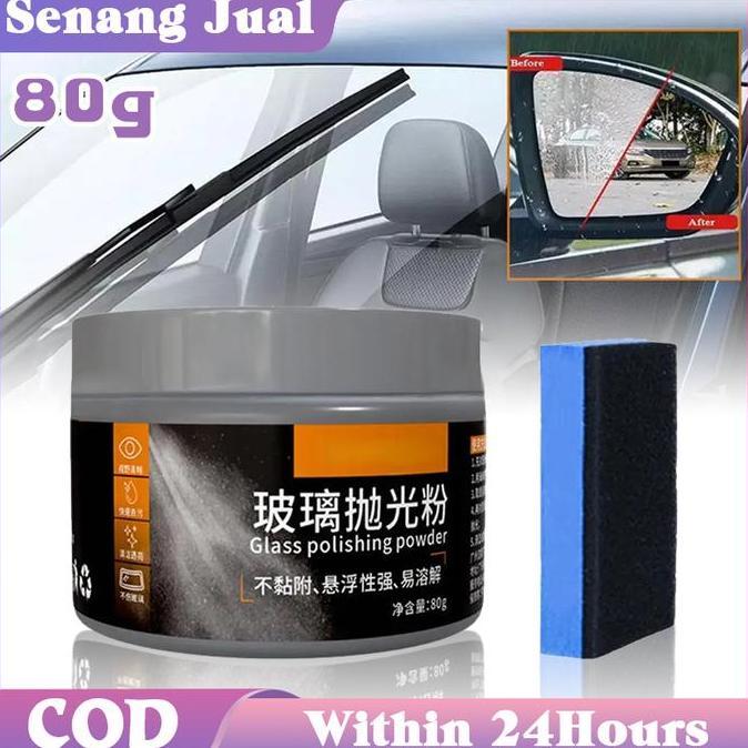 TSENJA Penghapus Lapisan Oli Baret Wiper - Penghilang Goresan Kaca Mobil - Cerium Oxide Obat Poles K