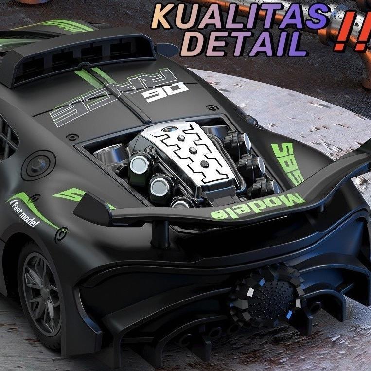 FAVORIT MainMain Mobil Balap Remote Control Mainan Mobil RC Drift 118 2WD Kecepatan Tinggi Mobil Mai