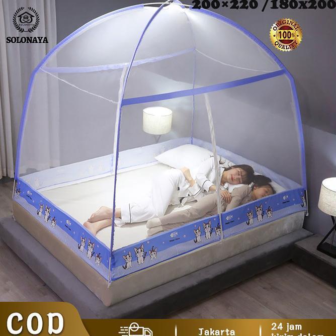 Kelambu Jumbo Kelambu Lipat C Kelambu Gantung Jumbo Tempat Tidur Dewasa King Kelambu Lipat Dewasa 20