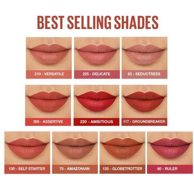 Lipcolor- Maybelline Superstay Matte Ink Lip Matte 5Ml - Lip Cream - Lipstik