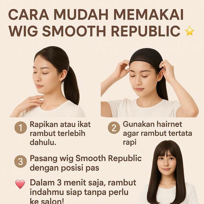 Byxt- Wig Topi Kupluk Fashion Wanita Panjang Bergelombang Berkualitas Beauty Hair Natural Looking Fe