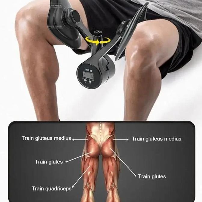Lansungkirim- Hip Trainer Kegel / Pelvic Muscle Hip Trainer Adjustable With Lcd
