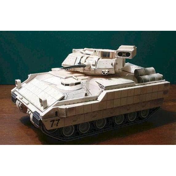 DIY Papercraft Tank Bradley M2A2 (DIY=Kertas)