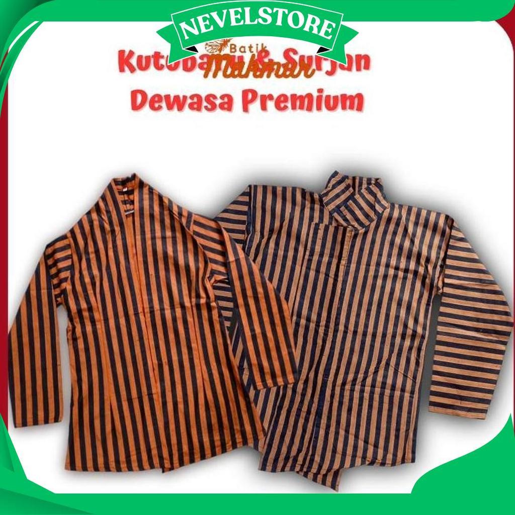 Surjan Kebaya Lurik Kutubaru Pria Wanita Bahan Premium Halus Alusan GBM Termurah
