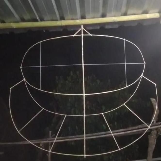 KERANGKA LAYANGAN PEGON 1 METER BONUS SENDAREN