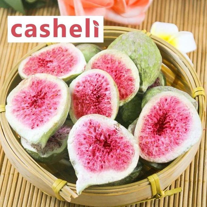 Fruting- Snack Makanan Casheli Bundle 100G Kering Beku Buah Ara & 50G Kering Beku Strawberi - Food S