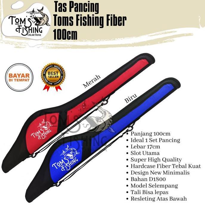 Mantap- Tas Pancing Shimano Fiber 100Cm New Design Minimalis ( 1 Set Pancing) Kaku Murah - Toms Fish