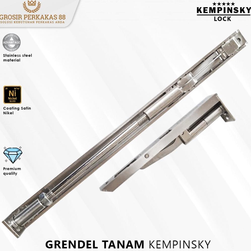 Gerendel Pintu Panjang Grendel Slot Pengunci Tanam Kempinsky