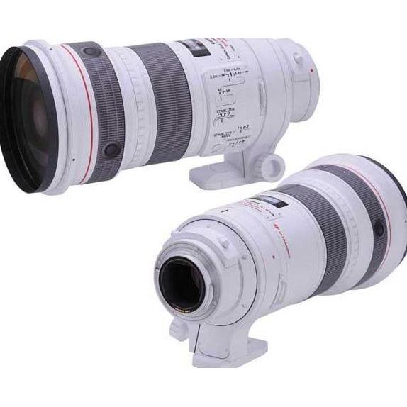 (Kertas Lipat) DIY Papercraft Pola Camera Lensa Canon EF-300mm f4L IS USM