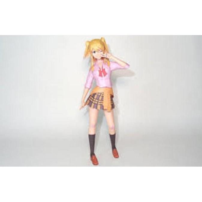 (Kertas Lipat) DIY Papercraft Pola figure anime Aihara YUzu
