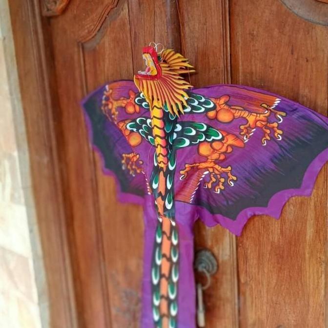 layang layang naga kain 3 dimensi/layangan kain naga/layangan bali