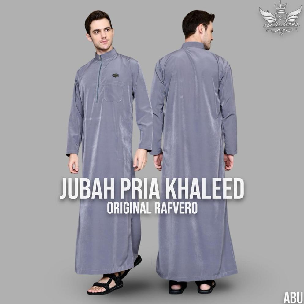 LIMITED JUBAH KHALEED PRIA - JUBAH KATUN TOYOBO PREMIUM - GAMIS PRIA DEWASA HITAM POLOS- GAMIS PRIA 