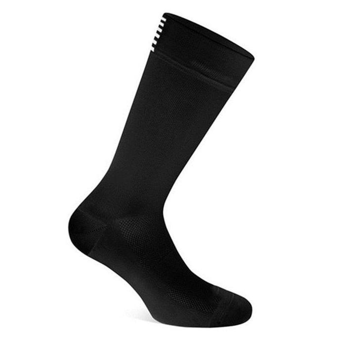 TWOVAN Kaos Kaki Pria Panjang Hitam Polos/ kaos kaki olahraga panjang