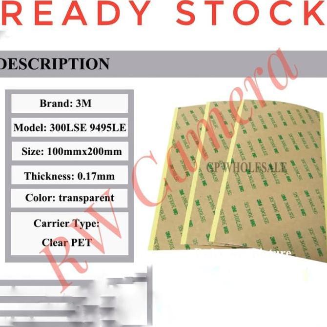 Licht- Lem Sticker 3M 300Lse Utk Karet Kamera Hp Stiker Perekat Rubber Grip