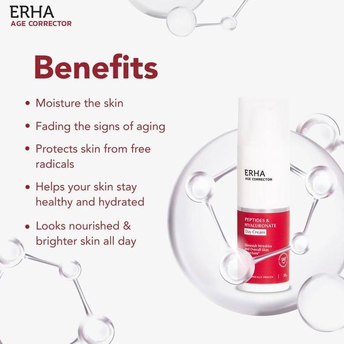 Gesicht- Erha Age Corrector Day & Night Cream - Krim Anti Aging Pagi & Malam